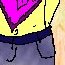 Anri as she looked before the re-write(when her name was Amber)