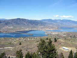View from Lookout toward Osoyoos