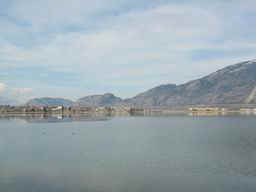 A view of "Sleeping Indian Chief" taken from Haynes Point Boat Launch
