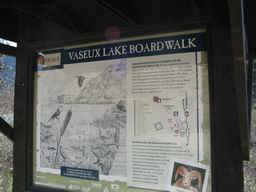 Sign at entrance to boardwalk