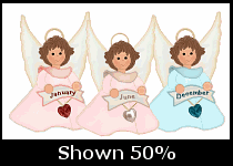 Designs By Janis ~Birthstone Angels Tube~