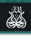 Top Elhumdilallah Border in Green and White