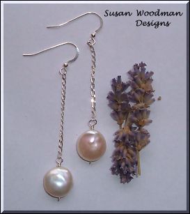 Pearl earrings
