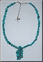 turquoise necklace  N13