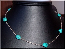 turquoise necklace N #14 image 082