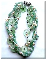 single green pearl mix 006