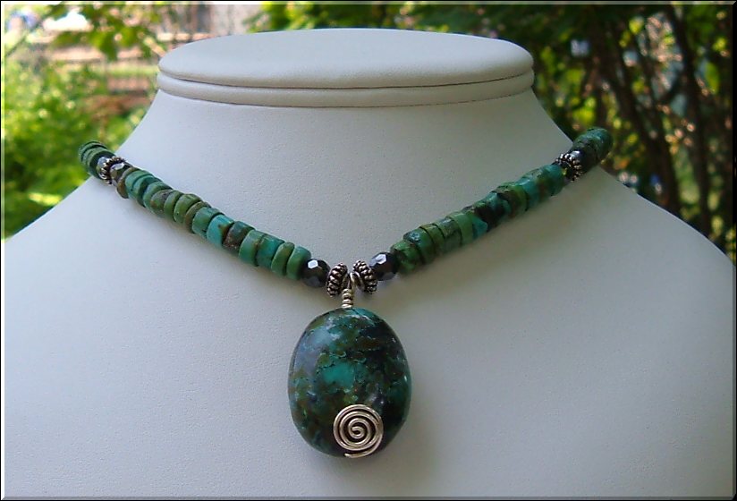 turquoise with pendant