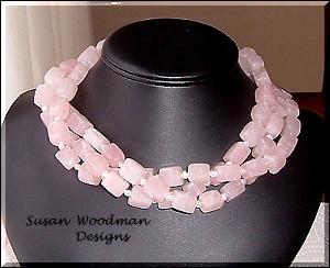 rose quartz nuggets