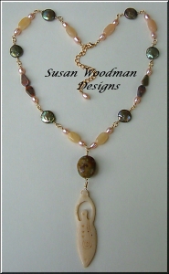 goddess focal necklace