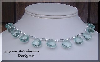 pale blue stones