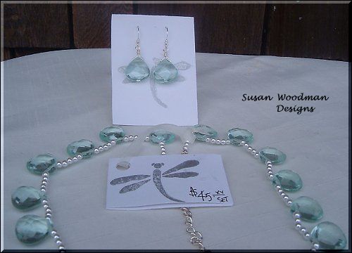 necklace and earrings set