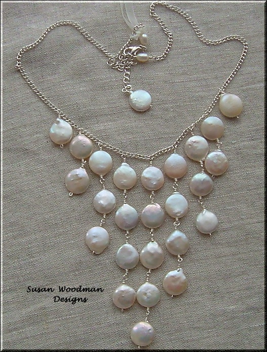 pearl waterfall necklace