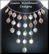 waterfall pearl necklace