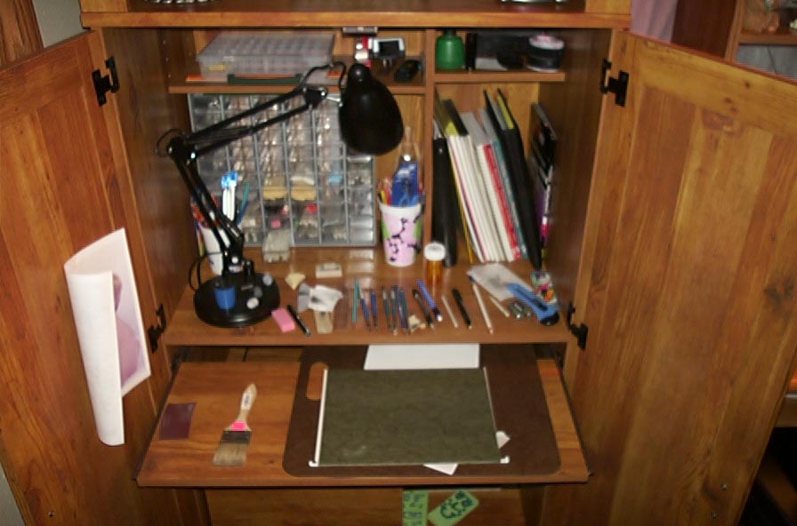 "Where I work."
