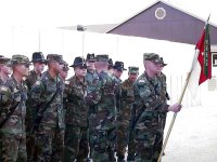 LTC Bills addresses the troop