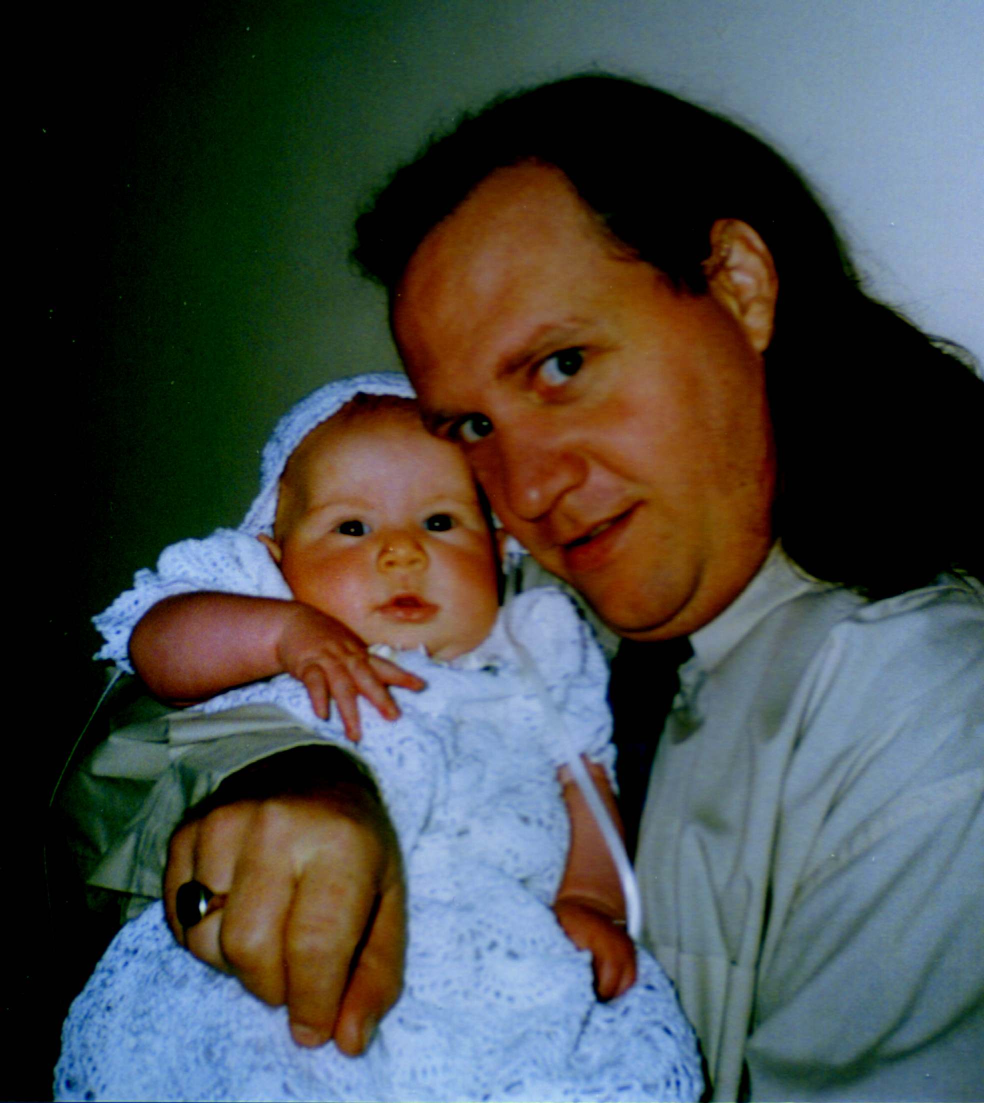 Frances with her GodFather, My best friend, Darryl