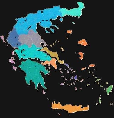 map of Greece
