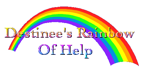 Destinee's Rainbow of Help