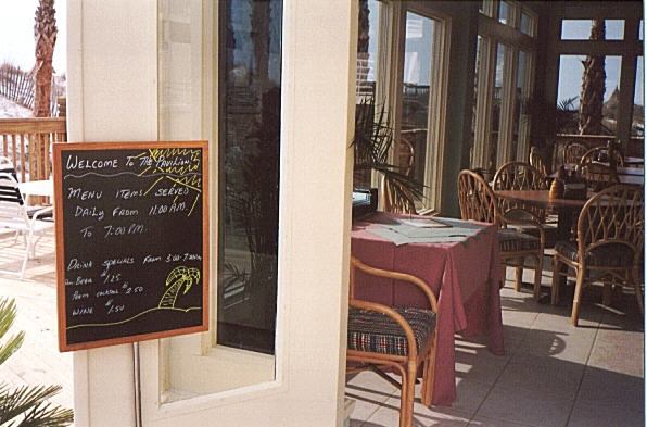 View of the Pavillion Restaurant on the Pool Deck
