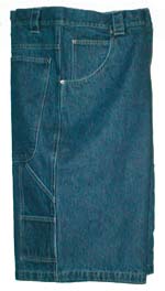 Wholesale Denim Shorts Carpenter Style r/c Soft Denim