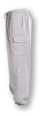 Wholesale Sweatpants fleece - five pockets elasticated cuffs