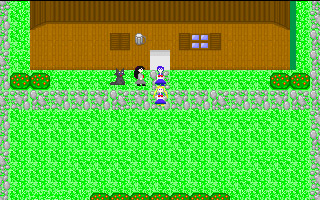Serena in the river maze.