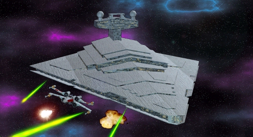 Alex Cross against a Star Destroyer!