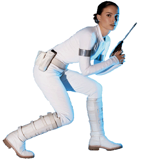 Once a Queen, Padme Amidala thought of nothing but helping her people. She is very intelligent, strong-willed, and determined. Padme fought alongside the Jedi when her homeworld of Naboo was attacked. She later secretly married Anakin Skywalker.