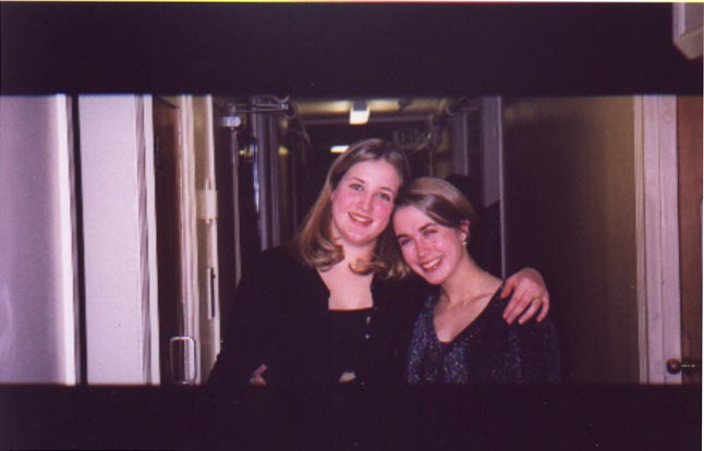Ashley and me, freshman year