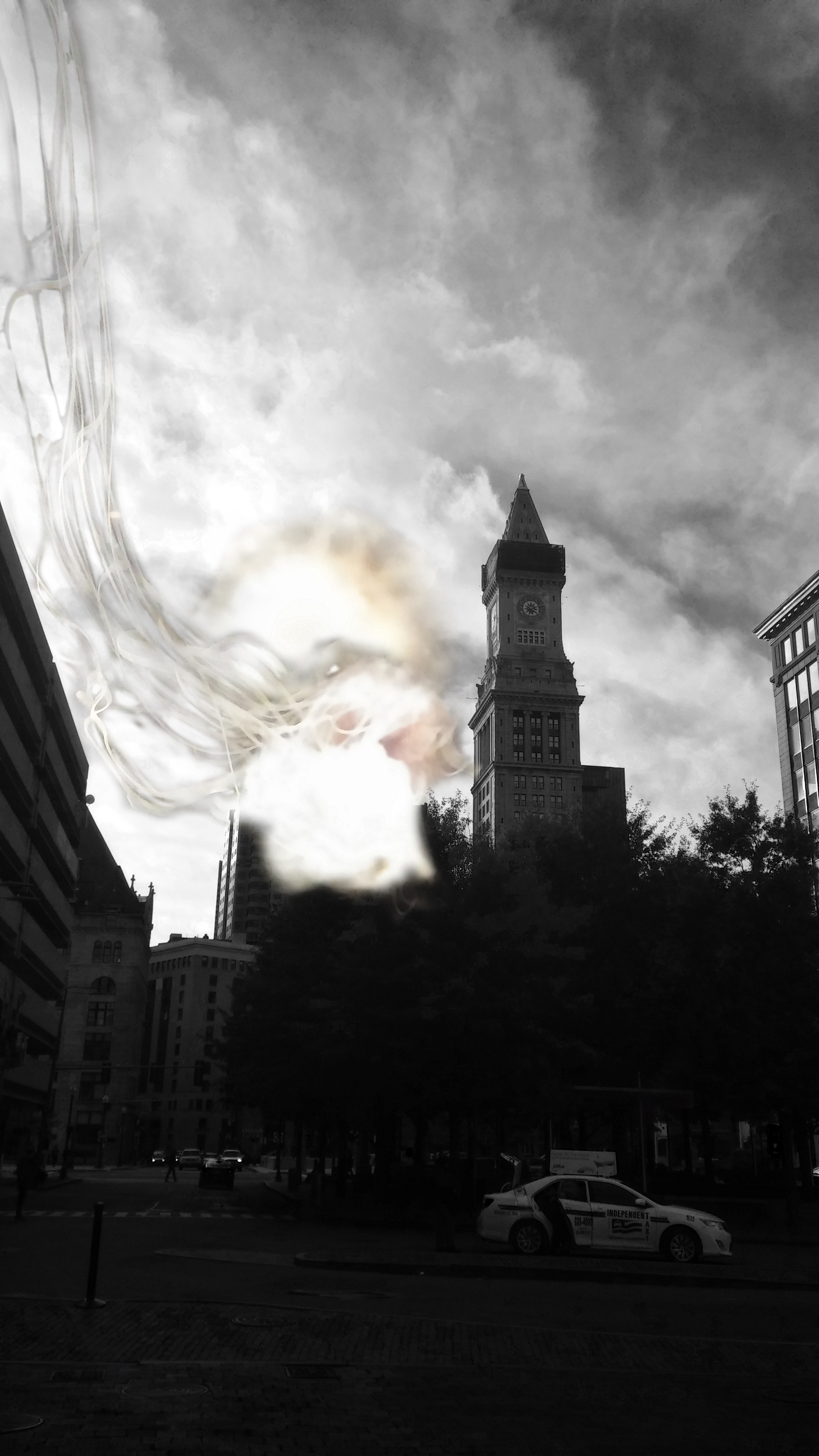 photo manip clock tower