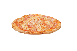 Cutout of a pizza