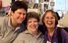 Lori, Joyce, Carol at Charis