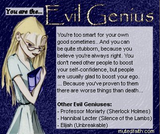 What Type of Villain are You?