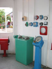 Some of the instrumentation on the tugboat