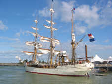 Europa (Netherlands) at dock