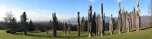 Burnaby Mountain Ainu Sculptures