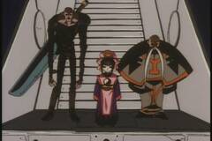 3 Kai-Pirates.&nbsp; The two on the left were dragged down to a firery star by Hilda.