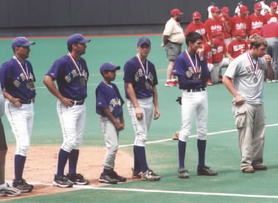 DHS Cowboys with their medals on.