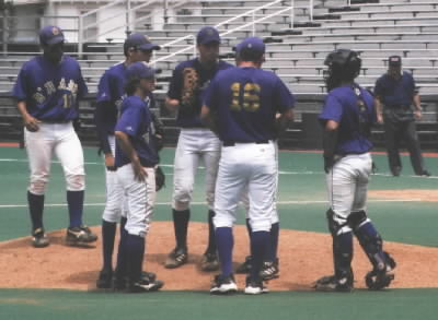 Coach Craft talks to the team at a critical time.