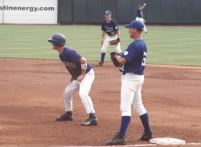 Brandon with a single.