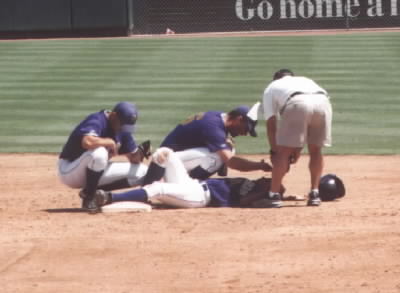 James Cuellar's injury~ He was OK!