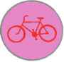 This graphic was originally blue with a red bike.