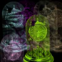 There are 5 clocks on this image, the clock itself was made into a brush.