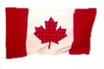 Another Canadian flag with a different texture.