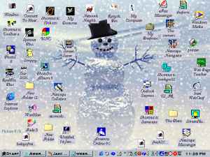 Don't you love my snowman?!!