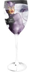 wineglass used as a mask over catgirl graphic.