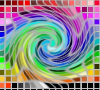 twirl filter set at 50 applied 7 times