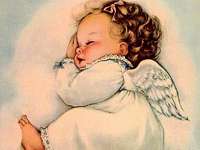 baby angel sleeping
