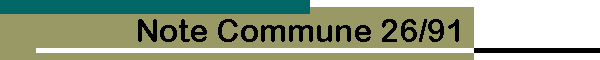 Note Commune 26/91