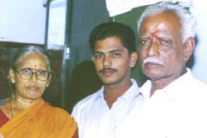 My Mom Mrs. Krishnammal, Dad Mr. P.A.Ayyanar Raja and my Fourth  Brother Mr. P.A. Siva Kumar